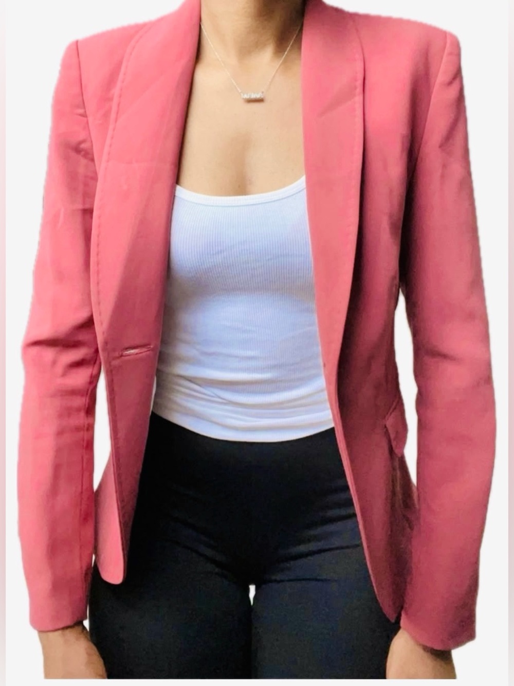 H&M Red fitted Blazer
